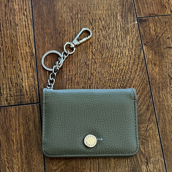 Steve Madden Handbags - Steve Madden Olive Leather Keychain Wallet